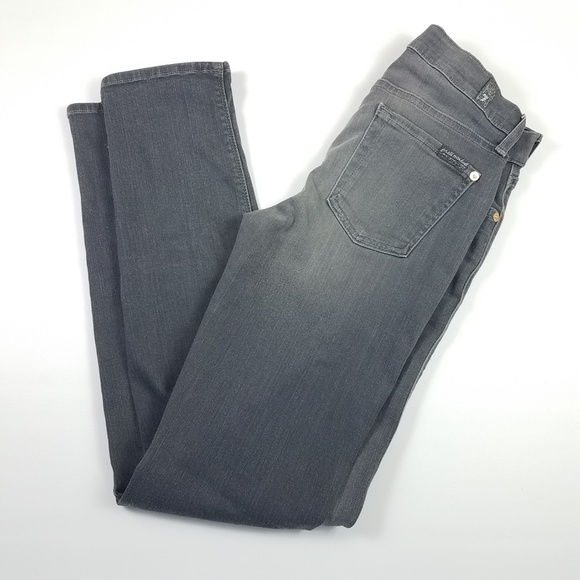 7 For All Mankind Denim - 7 For All Mankind The Slim Cigarette Size 26 Gray